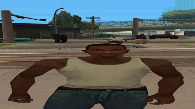 Create meme: GTA San Andreas fat CJ, grand theft auto: san andreas, gta san andreas cj