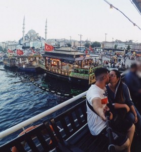Создать мем: стамбул 1974, Стамбул, galata köprüsü