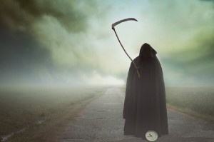 Create meme: the grim Reaper, darkness, the fear of death