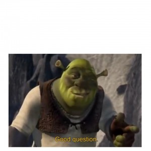Create meme: Shrek, Shrek meme, good question Shrek meme