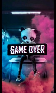 Create meme: pictures game over with the Panda, Picture