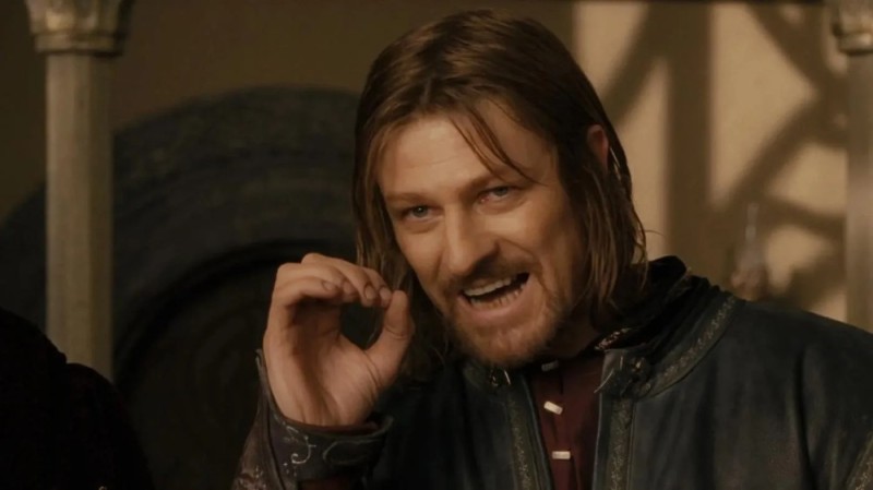 Create meme: Sean bean Boromir, meme Lord of the rings Boromir, Boromir meme 