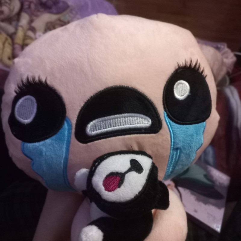 Create meme: Isaac is a toy, Isaac is a stuffed toy, isaac toy