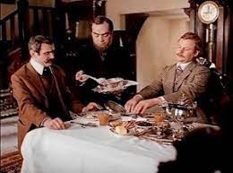 Create meme: Sherlock Holmes and Dr. Watson , Barrymore Sherlock, The adventures of Sherlock Holmes