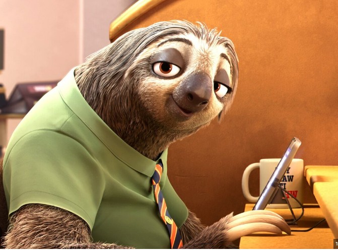 Create meme: blitz blitz speed without limits, sloth from the movie zeropolis, Zootopia