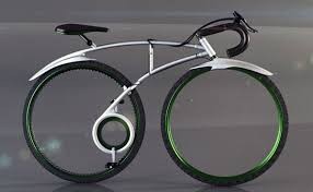 Create meme: bicycle without spokes, bike of the future, unusual bicycles