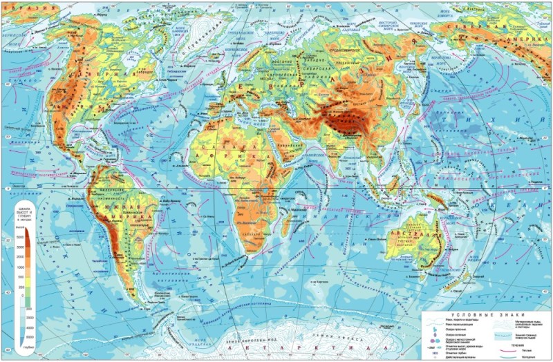 Создать мем: карта мир физическая, фізична карта світу, физическая карта мира крупным планом