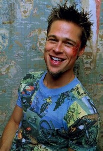 Create meme: brad pitt, brad pitt fight club, fight club