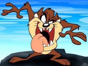 Create meme: tasmanian devil cartoon, tasmanian devil looney tunes, tasmanian devil cartoon