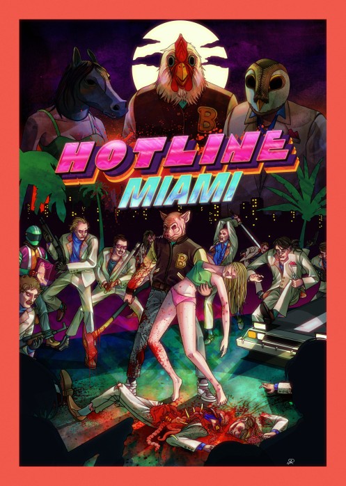 Создать мем: hotline miami обложка, хотлайн майами игра, игра hotline miami