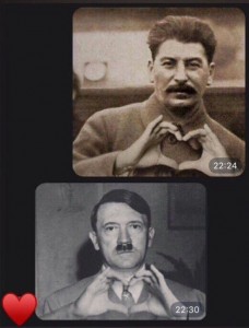 Создать мем: сталин лове, иосиф сталин сердечко, сталин сердечко
