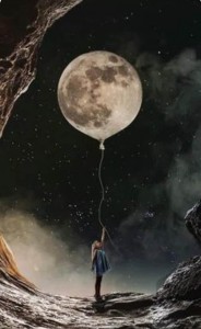 Создать мем: луна изображение, космос маргарита и., луна арт