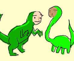 Создать мем: динозавр rawr, dinosaur, динозавр fart