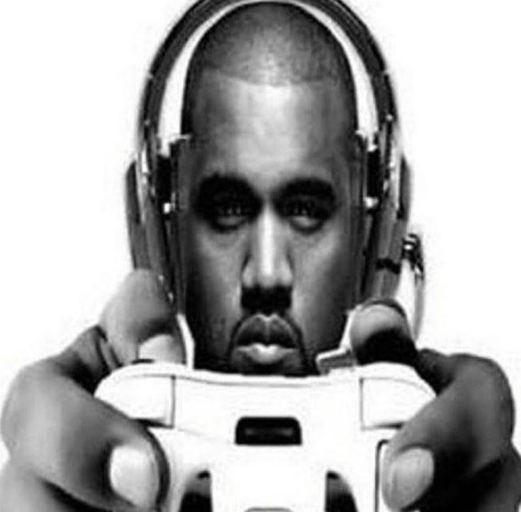 Create meme: krmal geometry dash, kanye west , kanye west power