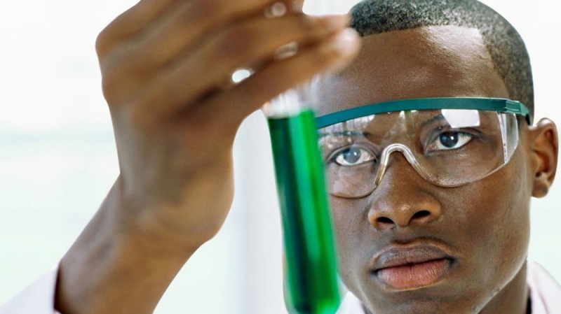 Create meme: finali tarhun, a negro with a test tube, the negro scientist