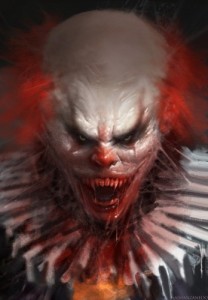 Создать мем: psikopat, мрачные, pennywise