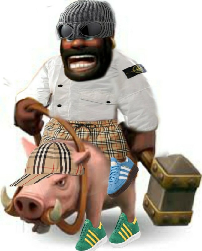 Create meme: Hog Ryder is fully grown, hog rider flared, hog rider