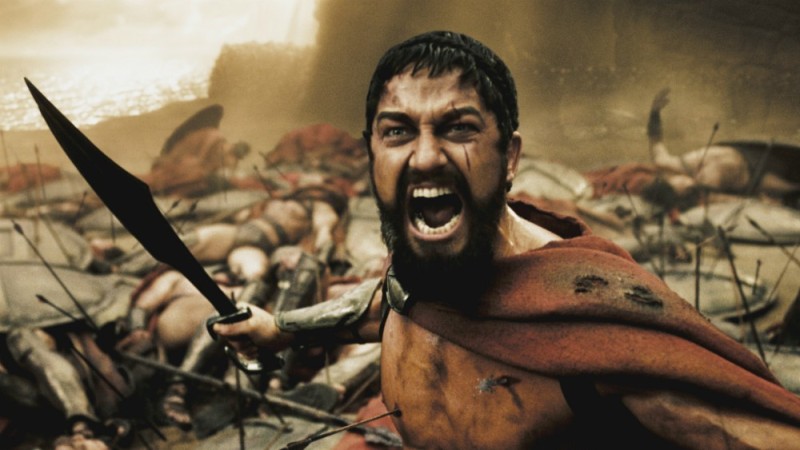 Create meme: this is Sparta, king Leonidas the 300 Spartans, Spartans 300