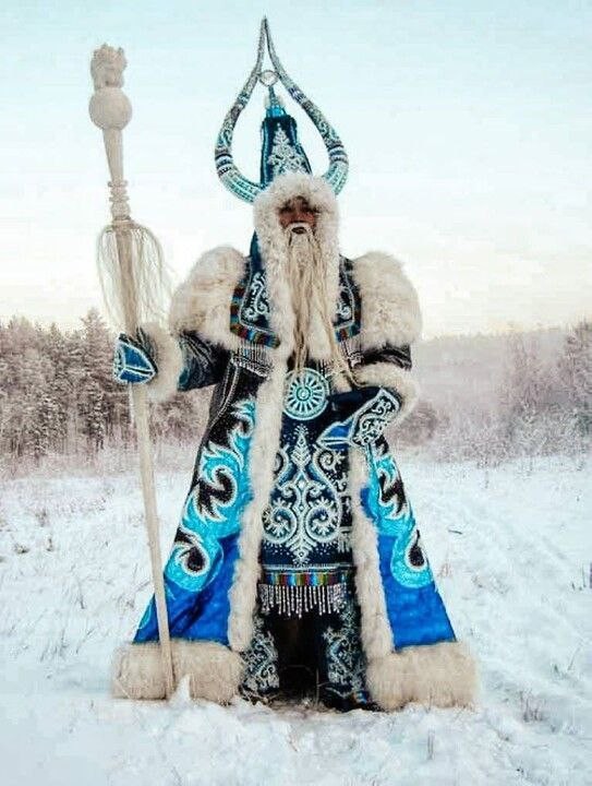 Создать мем: монгольский дед мороз увлин увгун, якутский дед мороз, эхээ дьыл якутский дед мороз