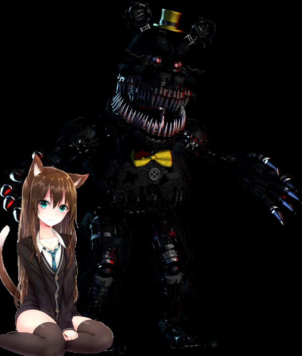 Create meme: fnaf's nightmare, fnaf nightmare 4, fnaf 4 animatronics