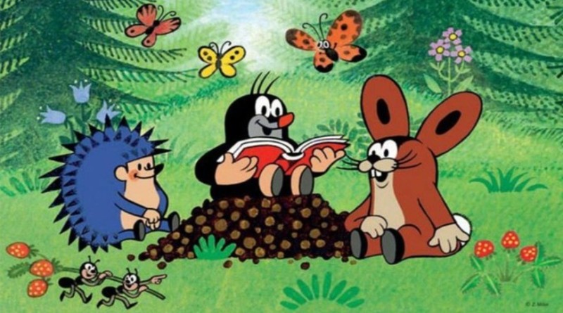 Create meme: cartoon mole Czechoslovakia, cartoon mole, the mole from the cartoon
