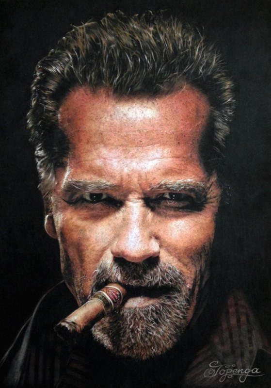 Create meme: Arnold Schwarzenegger , Arnold Schwarzenegger with a cigar , Schwarzenegger with a cigar
