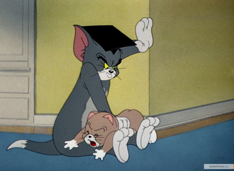 Create meme: Tom and jerry new, Tom slaps Jerry, Tom and Jerry 