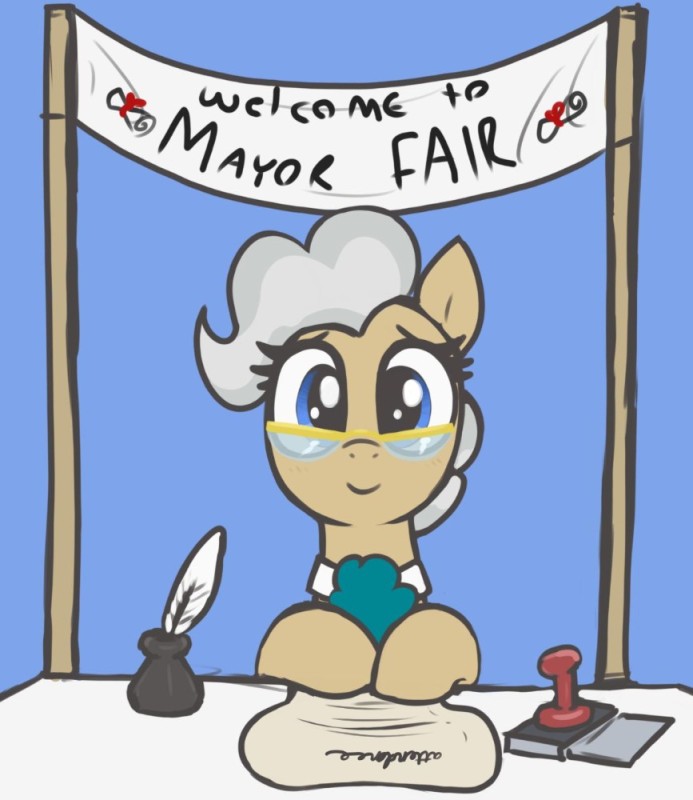 Create meme: mlp mayor mare, pony mayor, mlp pony