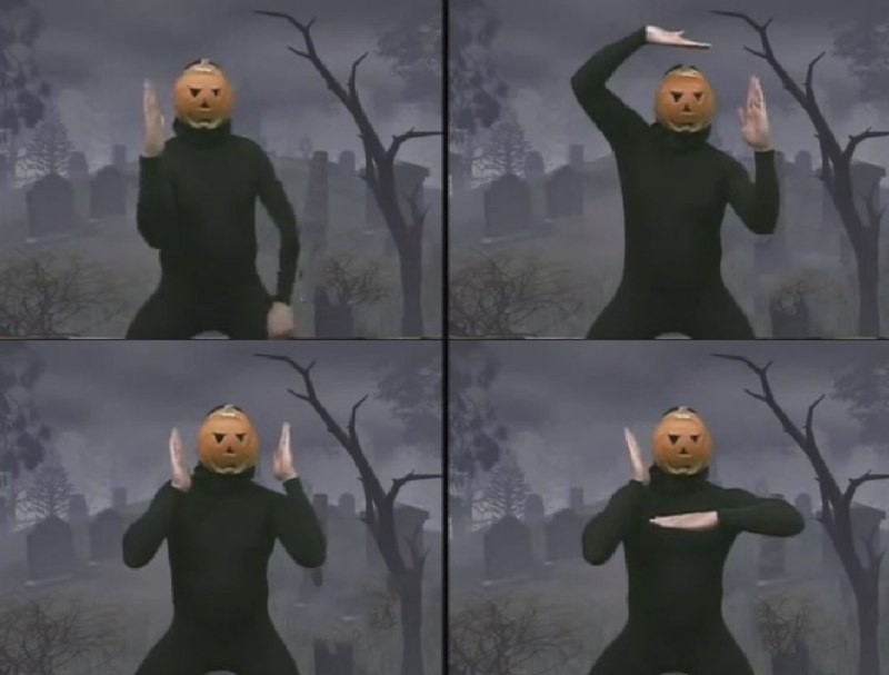 Create meme: meme with pumpkin on head, pumpkin meme, no Hu I am the pumpkin meme