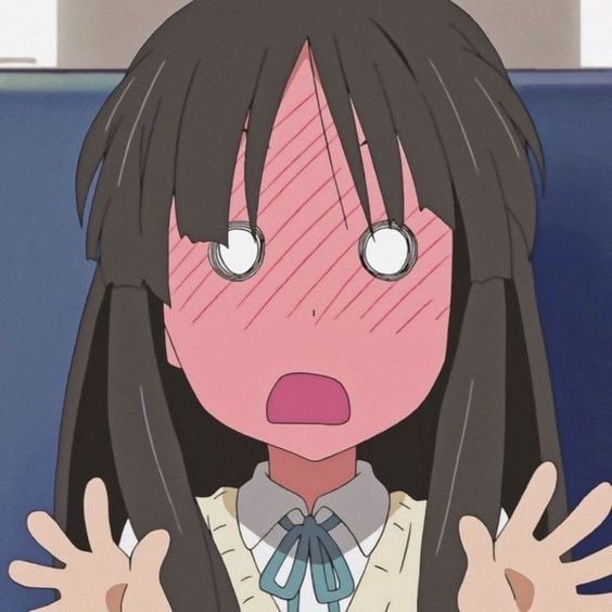 Create meme: anime embarrassment, Anime Tyanka is embarrassed, figure 