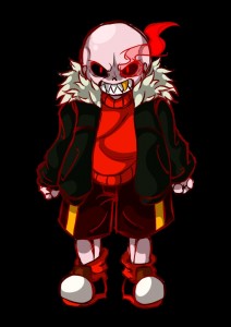 Create meme: underfell sans