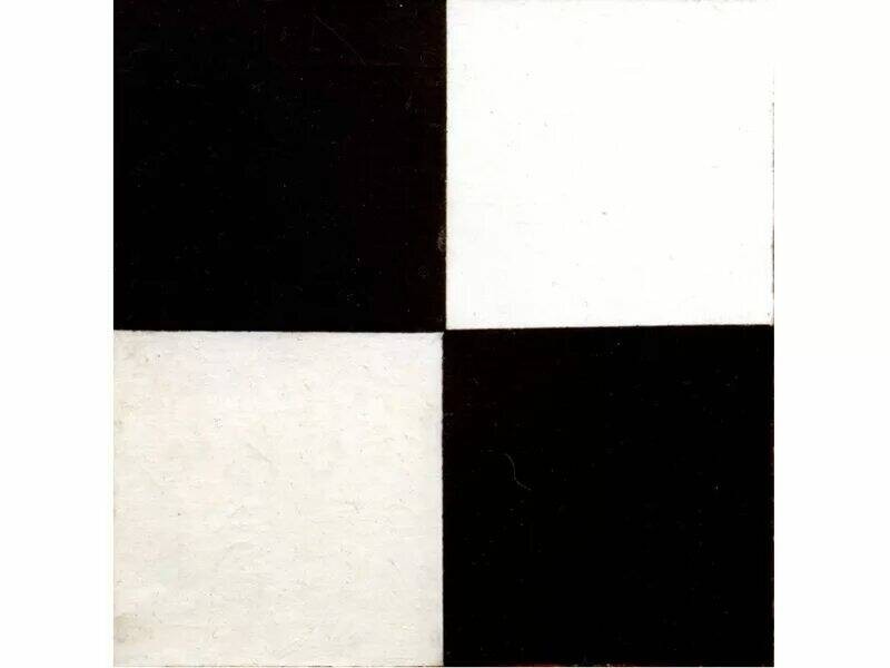 Create meme: malevich kazimir, paintings of Malevich, The four squares of Malevich