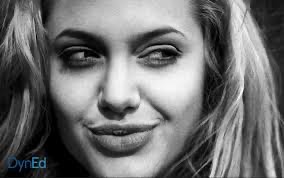 Create meme: angelina jolie , Angelina Jolie's evil grin, girl 