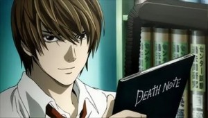 Create meme: death note