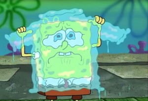 Create meme: spongebob crying, sponge Bob square pants