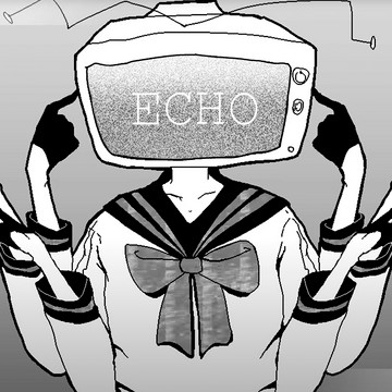 Создать мем: echo crusher-p feat. gumi обложка, echo vocaloid обложка, echo
