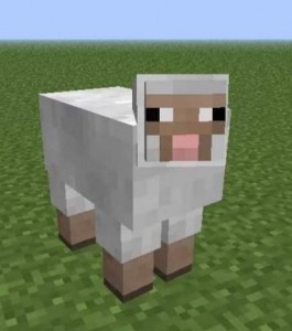 Создать мем: жирная овца майнкрафт, овца из майнкрафта, овца майнкрафт