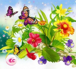 Создать мем: открытки с днем рождения с бабочками