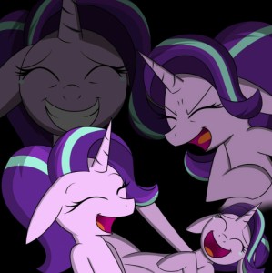 Create meme: rarity, princess luna, princess twilight sparkle