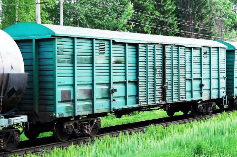 Create meme: the car , freight wagons, covered freight car