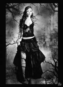 Create meme: Gothic fashion, Gothic girls