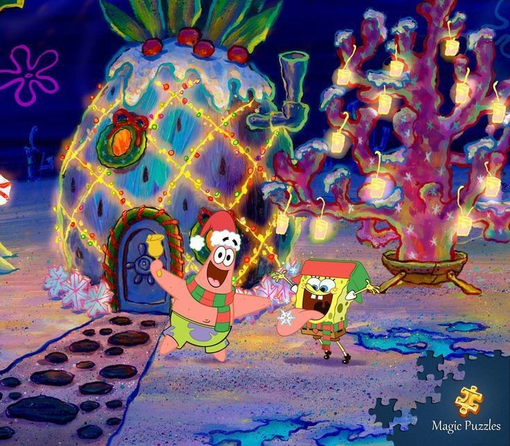 Create meme: sponge Bob square pants , Patrick sponge Bob, spongebob house