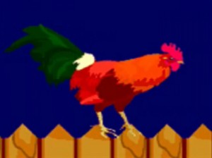 Create meme: meme cock, bird, Cockerel Golden scallop