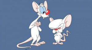 Create meme: the mouse who wanted to take over the world, pinky and brain Christmas, pinky and brain Christmas pictures