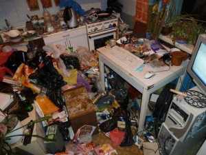 Create meme: the mess in the house, pathological hoarding