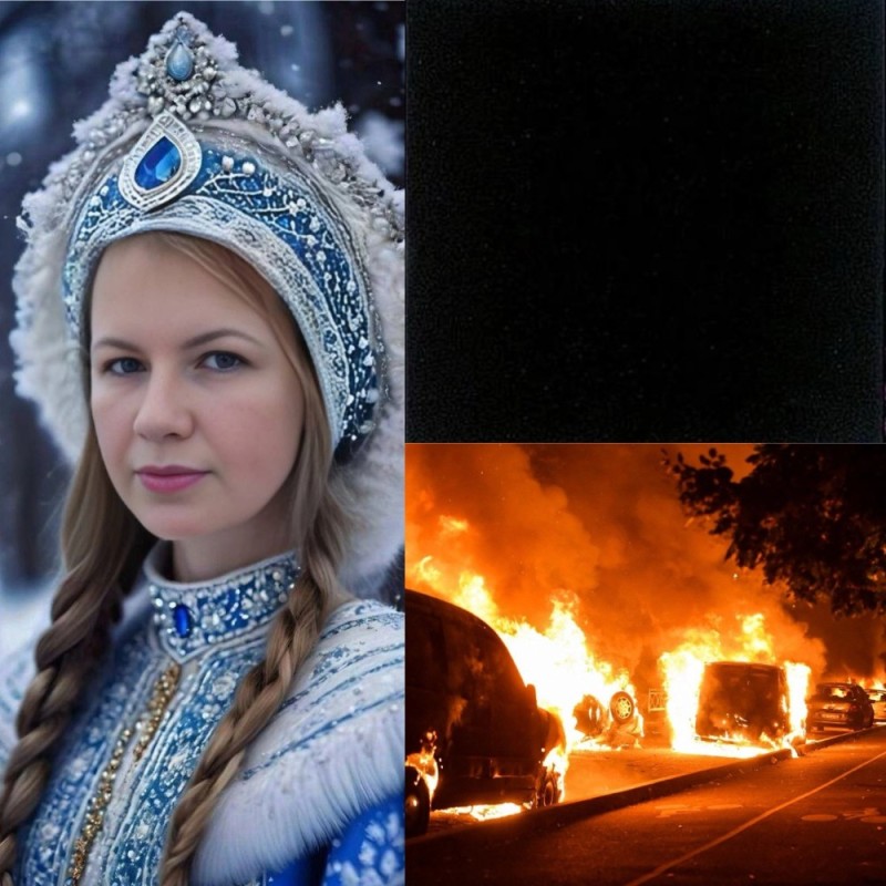 Create meme: arson , the car is on fire, the shelling 