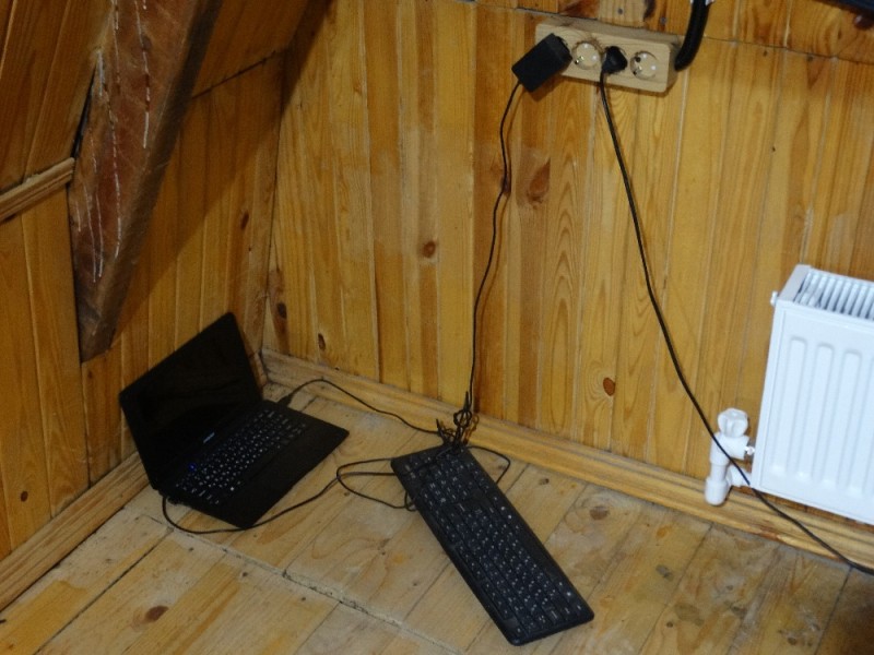 Create meme: wi-fi router, electrical wiring in the country, in the country