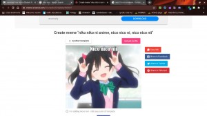 Создать мем: niko niko nii, niko niko ni аниме, nico nico nii