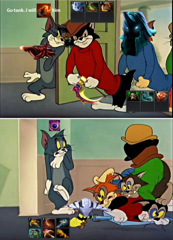 Create meme: Tom and Jerry , Tom and Jerry memes, Tom and Jerry gang