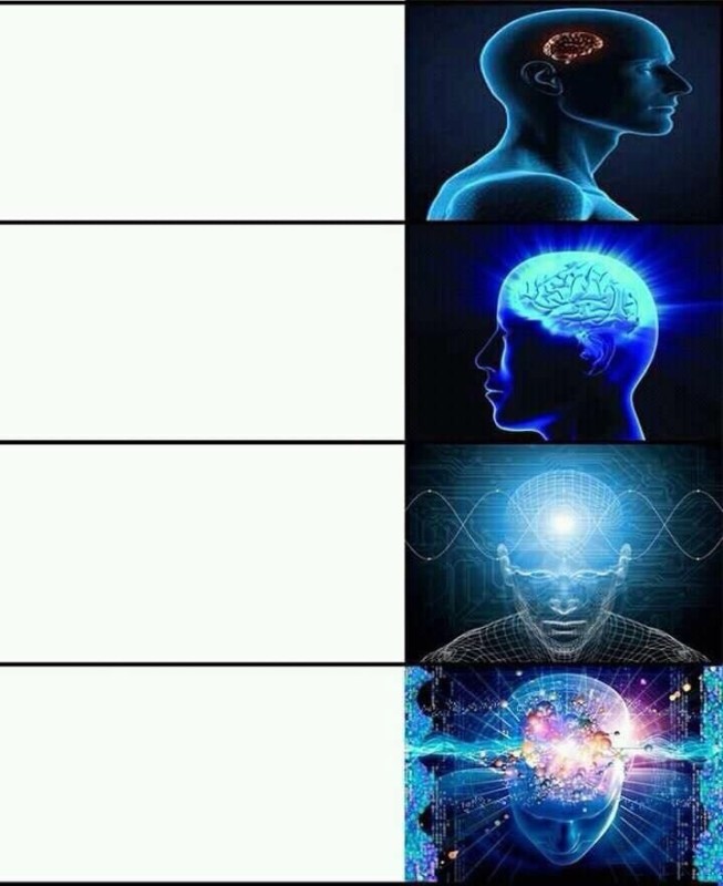 Create meme: the overmind meme original, meme about the brain, template for the meme